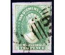 SG20. 1857 2d Dull emerald-green. Superb fine used...