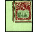 SG103c. 1927 5d Green and deep carmine/green. 'Cleft Rock'. U/M 