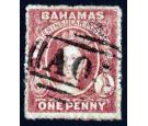 SG4. 1861 1d Lake. Superb fine well centred used...