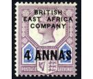 SG3. 1890 4a on 5d Dull purple and blue. Superb fresh mint with 