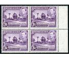 SG317a. 1951 $1 Bright violet. Brilliant fresh U/M mint block of