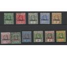 SG1-11. 1922 Set of 11. Brilliant fine used...