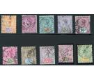 SG216-225. 1892 Set of 10. Superb fine used...