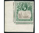 SG11dc. 1933 1d Grey-black and bright blue-green. 'Cleft Rock'..