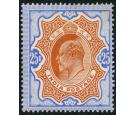 SG147. 1909 25r Brownish orange and blue. Brilliant fresh mint..