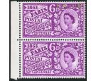 SG636a, 1963 6d Green and mauve. 'Green Omitted'. Brilliant U/M 