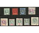 SG84a-93. 1904 Set of 9. Superb fine used...