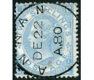 SG120b. 1867 2/- Milky blue. Brilliant fine used at 'ANNAN'...