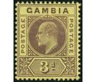 SG75b. 1909 3d Purple/yellow. 'Dented Frame'. Superb fresh mint.