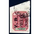 SG12. 1900 1d Rose-red and green. Superb fine used on piece...