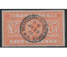 SG137. 1884 £5 Orange. Sensational used...