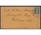 SG14. 1865 Clean, neat local rate cover from Gagetown to Springf