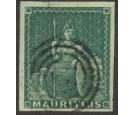 SG27. 1858 (4d) Green. Superb fine used with large margins...