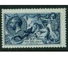 SG402. 1913 10/-. Indigo-Blue. Stunning UNMOUNTED mint