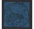 SG6. 1850 12c Indigo. 'Cotton Reel'. Remarkable...