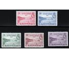 SG158-162. 1938 Set of 5. Brilliant fresh U/M mint...