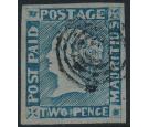 SG14. 1854 2d Blue. Intermediate Impression.  Exceptionally fine