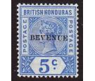 SG66a. 1899 5c Ultramarine. 'BEVENUE' Error. Superb fresh mint..