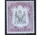 SG51. 1897 £1 Black and dull purple. Superb perfectly centred m