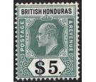 SG93. 1907 $5 Grey-green and black. Brilliant fresh mint...