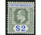 SG92. 1907 $2 Grey-green and blue. Superb fresh well centred min