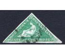 SG21.1863 1/- Bright emerald-green. Brilliant fine used...