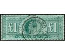 SG266. 1902 £1 Dull blue-green. A magnificent fresh...