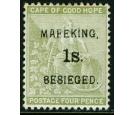 SG5. 1900 1/- on 4d Sage green. Superb well centred mint...