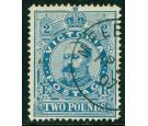 SG432. 1906 £2 Dull blue. Superb fine used...