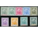 SG116-124. 1897 Set of 9. Superb fresh mint...