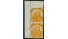 SG18a. 1878 4d Orange-yellow. 'Imperforate Between, Vertical Pai