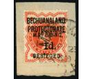 SG6. 1900 1d on 1/2d Vermilion. Superb fine used on piece...