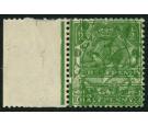 SG418b. 1924 1/2d Green. 'Doubly Printed'. Amazing U/M mint shee