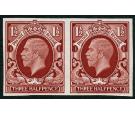 SG441a. 1934 1 1/2d Red-brown 'Imperforate Pair'. U/M mint...