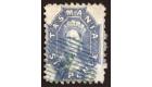 SG65. 1864 6d Dull cobalt. Superb fine used with BLUE cancel...