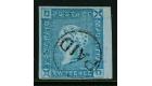 SG37 VARIETY. 1859 2d Blue. "Lapirot". UNIQUE 'INITIAL STATE'...
